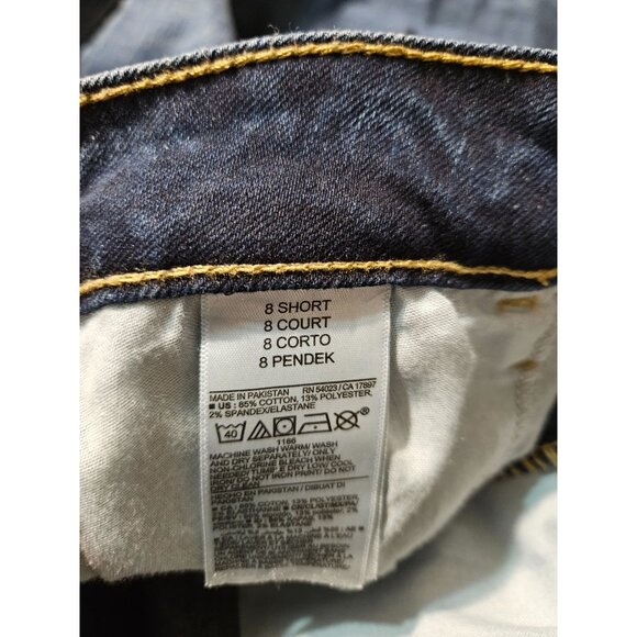 Old Navy Hi- Rise Rockstar Super Skinny Secret Smooth Pockets Jeans Women 8Short - Picture 6 of 7